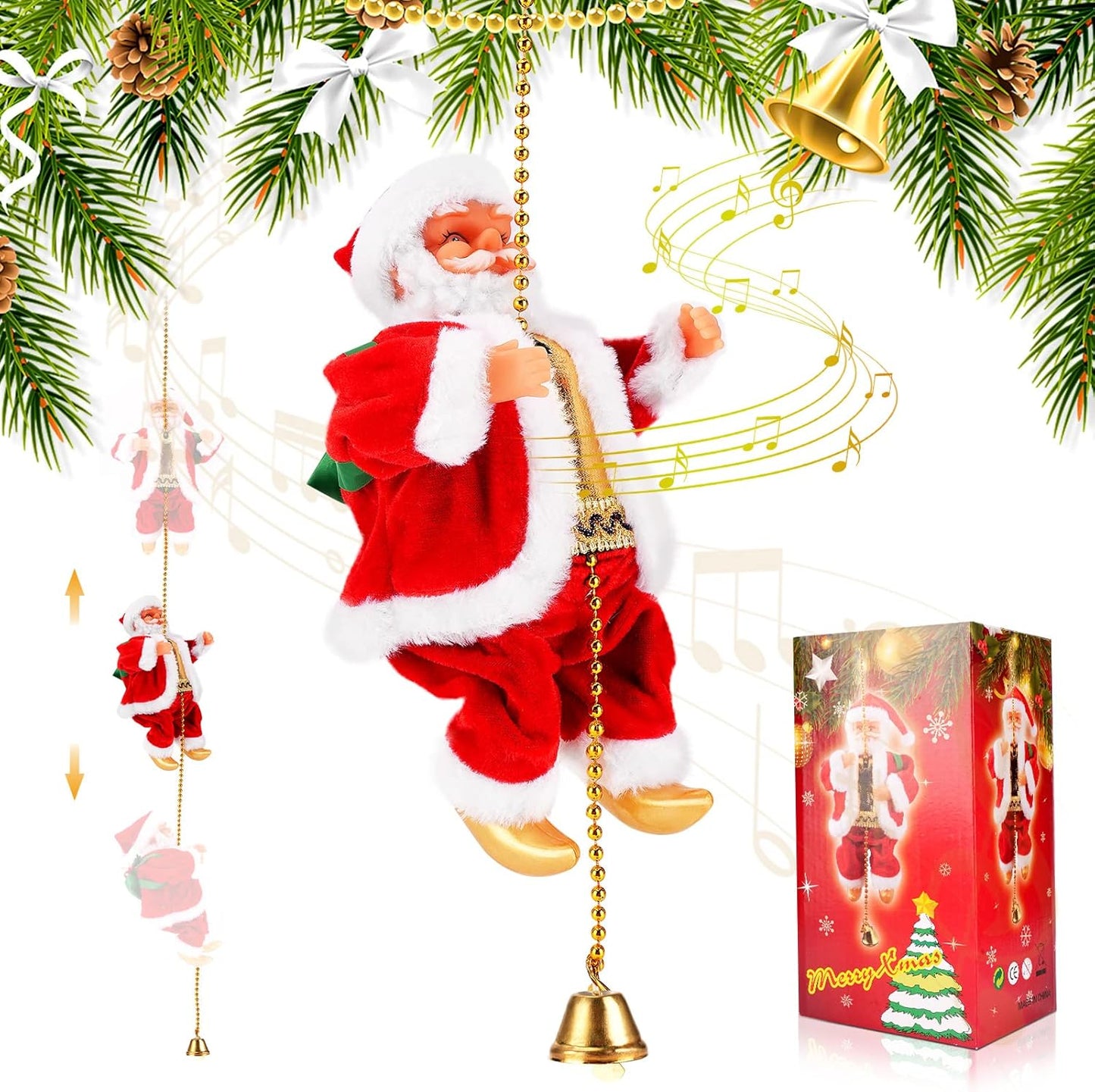 Climbing Santa Claus