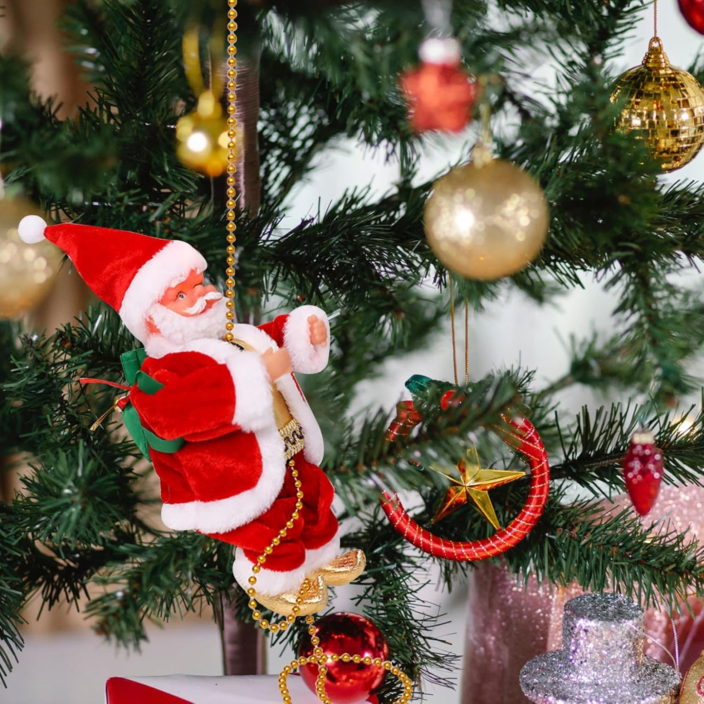 Climbing Santa Claus